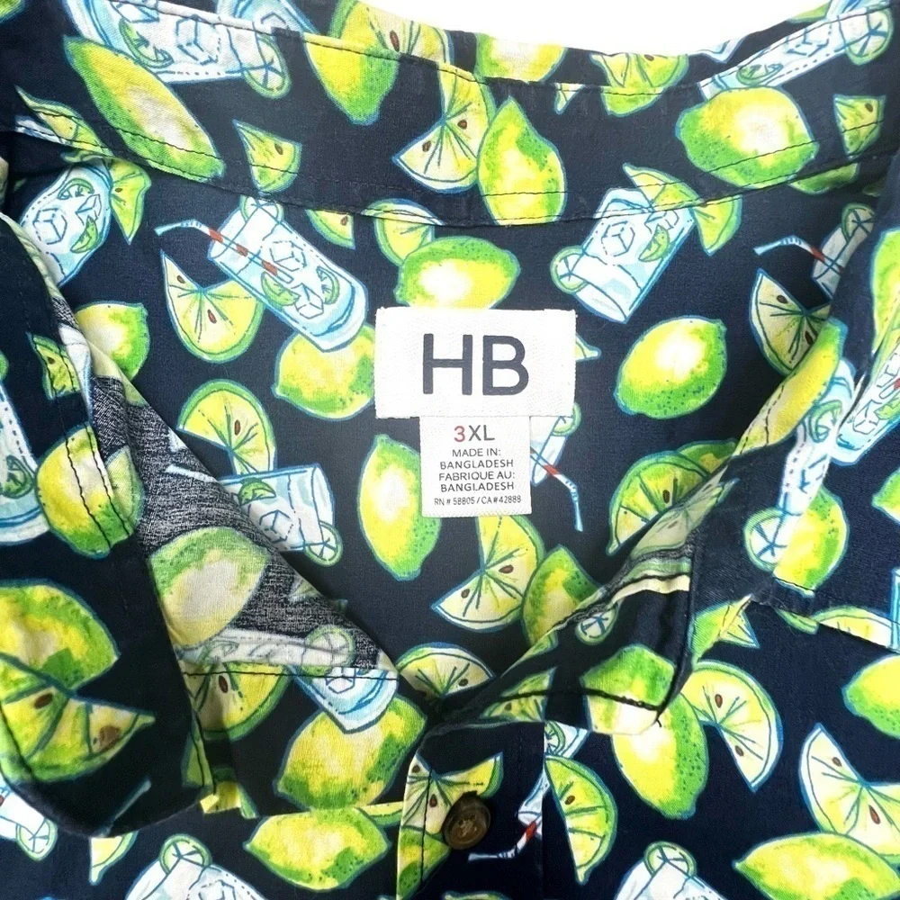HB 3XL CASUAL BUTTON DOWN Short Sleeve